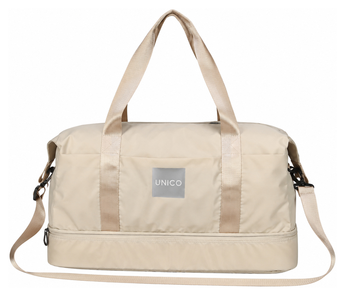UNICO double-compartment travel duffel